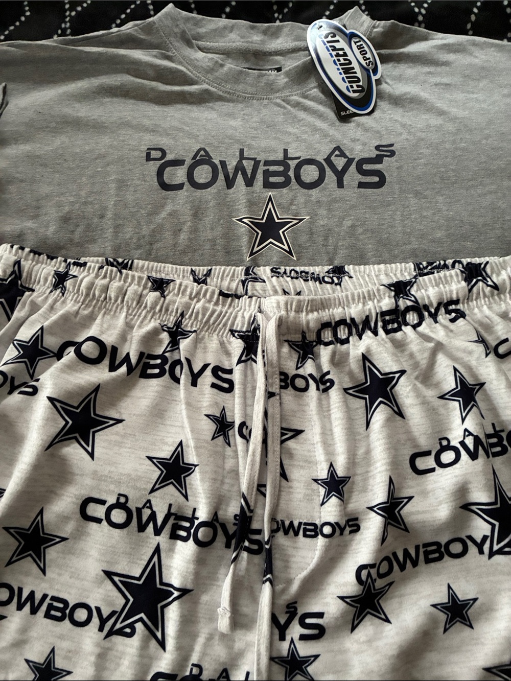 Dallas Cowboys Men’s Gray Star Logo Lounge Set